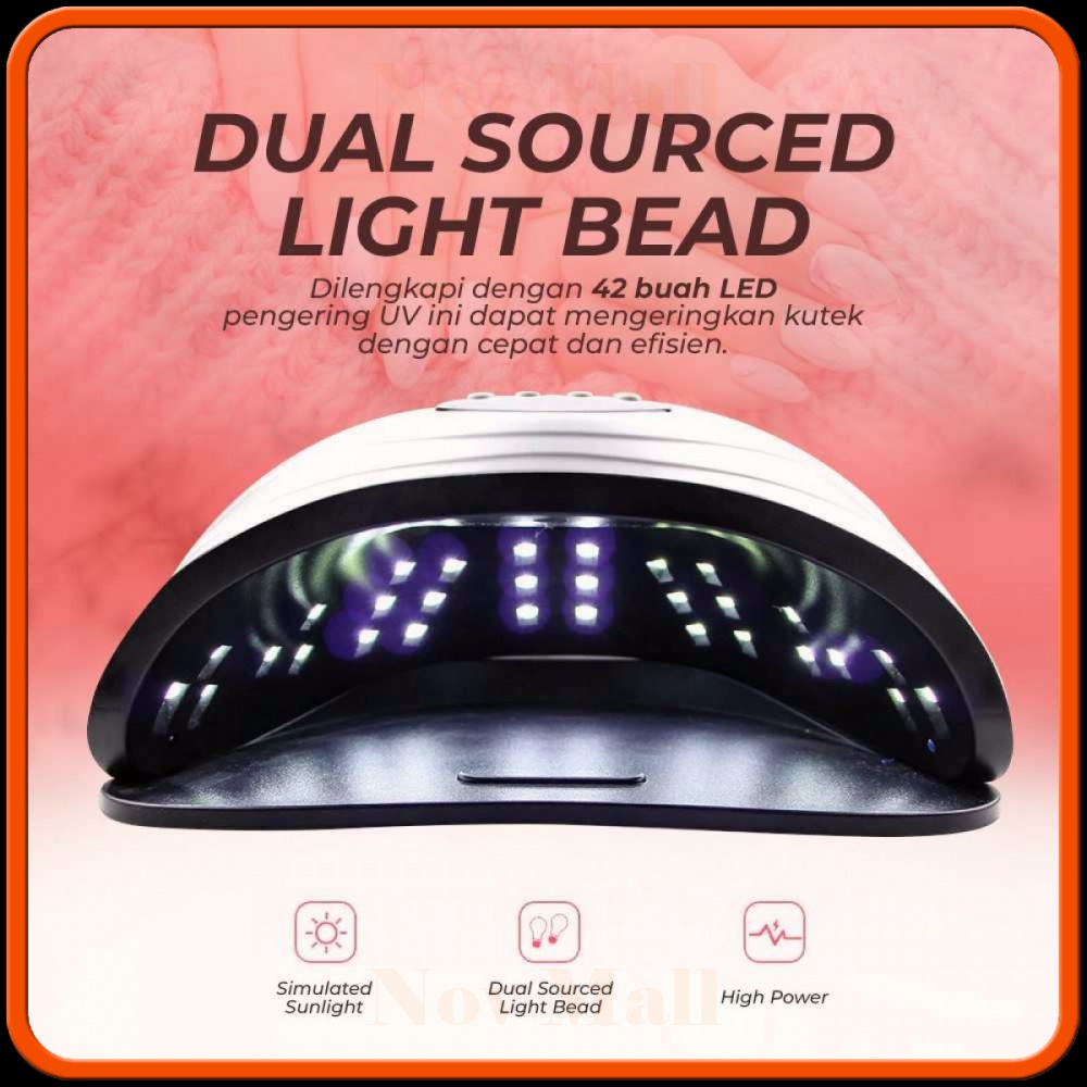 Pengering Kutek Kuku UV LED Nail Dryer 42 LED 120 W -BY381
