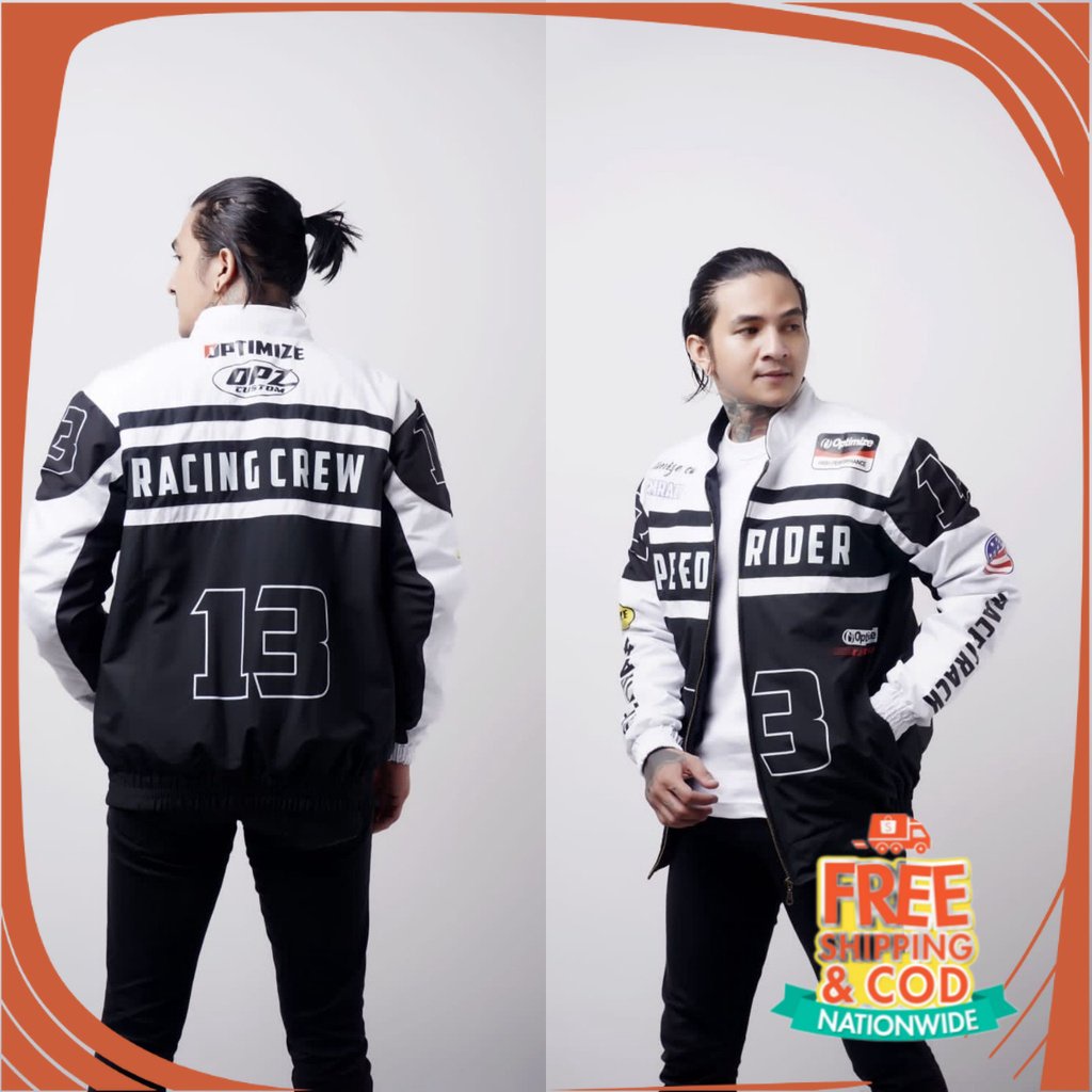 JAKET VINTAGE OOTD FESTIVAL REMAJA/ Jacket Nascar Vintage Optimize  - Jaket Bomber Racing Pria / Wan