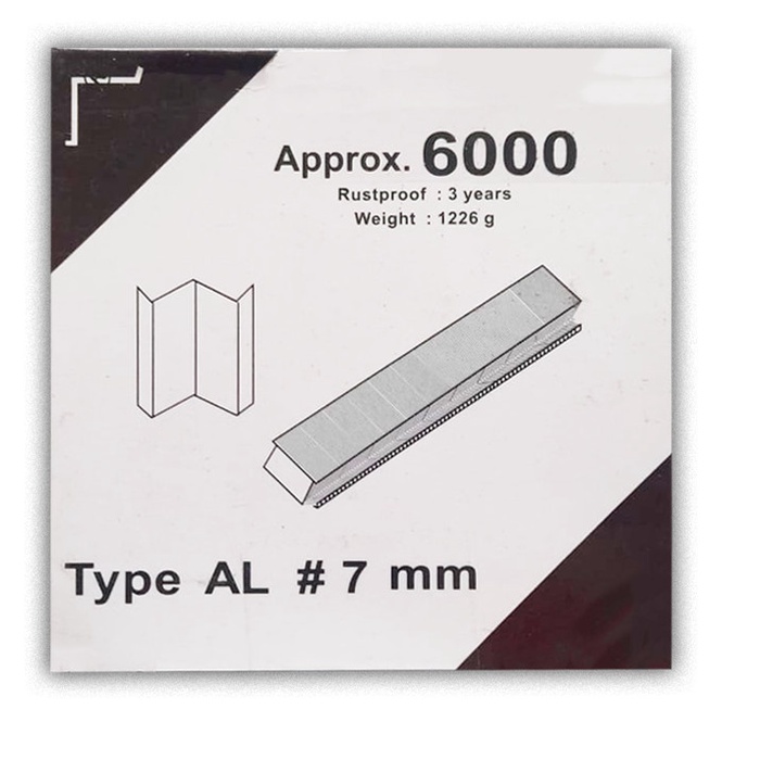 Paku V Type AL 7mm / Paku V Pigura / Paku V Nail isi 6.000pcs