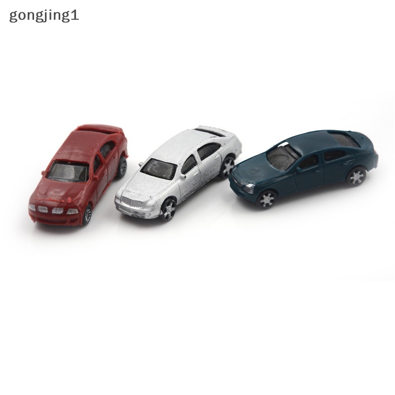 Ggg 10pcs Skala Layout Kereta Bangunan Mobil Model Lukis Ho1/100 Kit Mainan Bangunan ID