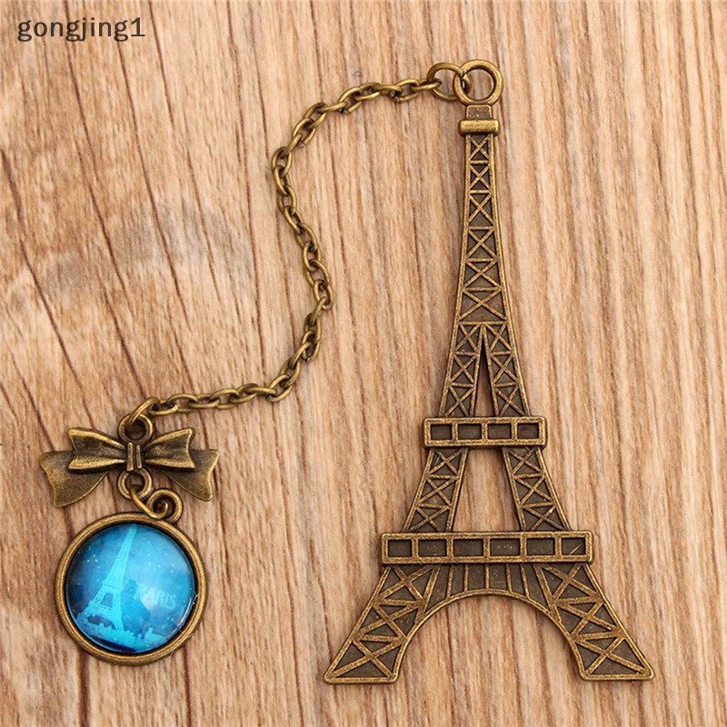 Ggg Vintage Eiffel Tower Metal Bookmark Untuk Buku Barang Kreatif Hadiah Anak Alat Tulis ID