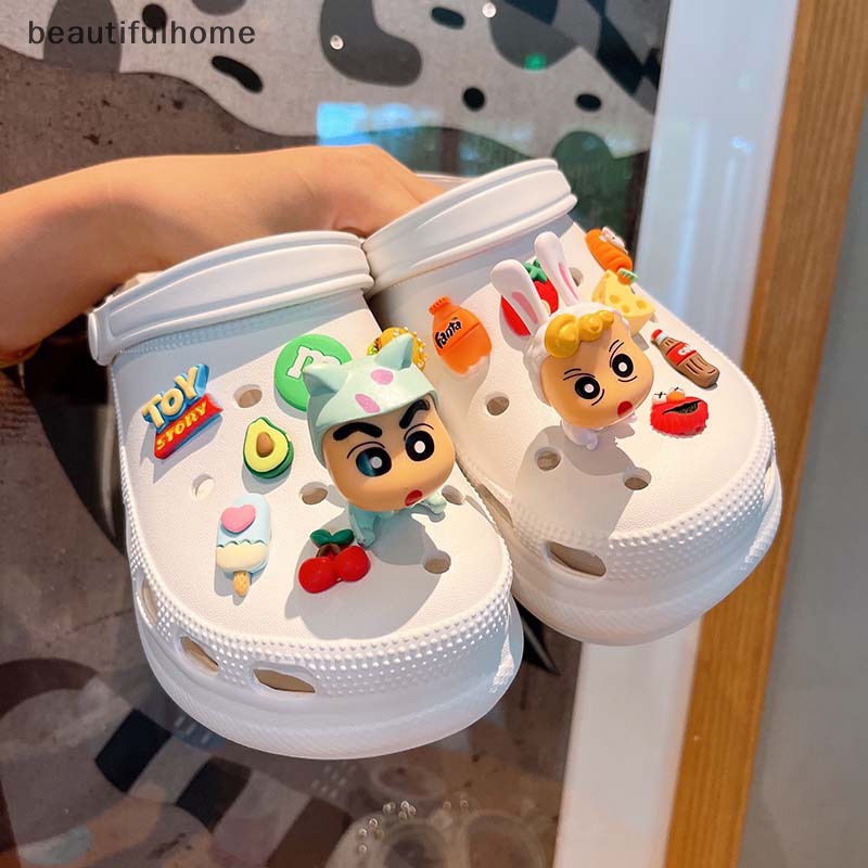 {beautifulhome} Desain Baru Kartun PVC Pesona Sepatu Aksesoris Lucu Diy Shoe Buckle Decor Fit Pins Croc Ch Kid Hadiah Pesta.