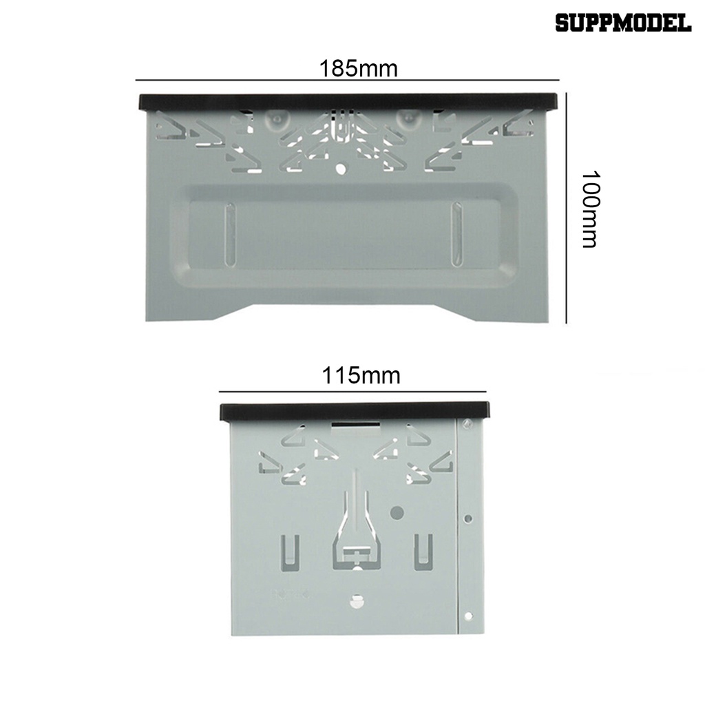 [SM]1 Set Panel Bracket Navigasi DVD Profesional Metal Universal 2DIN Double Ingot Rangka Besi Aksesoris Otomatis