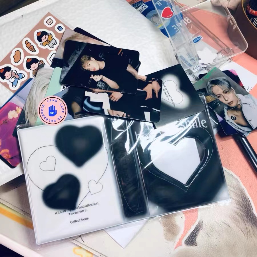 Album Foto Gradient Heart 3inch 40saku Tempat Jantung Photocard Idol Kartu Koleksi Buku Mini Photos Album