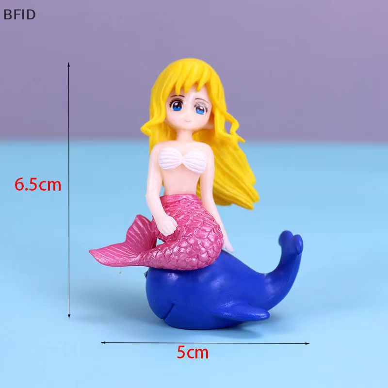 [BFID] Hiasan Aquarium Mermaid Resin Ornamen Kreatif Kartun Aquarium Ikan Lansekap Dekorasi [ID]