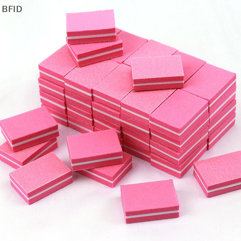 [BFID] 50pcs Kikir Spons Kuku Mini Buffer uffing Sanding Pedicure Alat [ID]