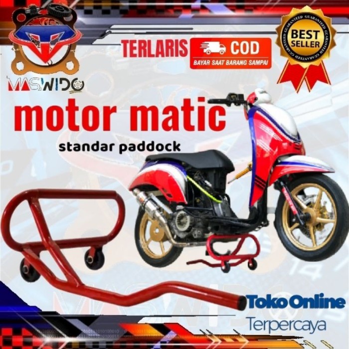 STANDAR PADDOCK MATIC /STANDAR TENGAH PADDOCK MOTOR TERMURAH