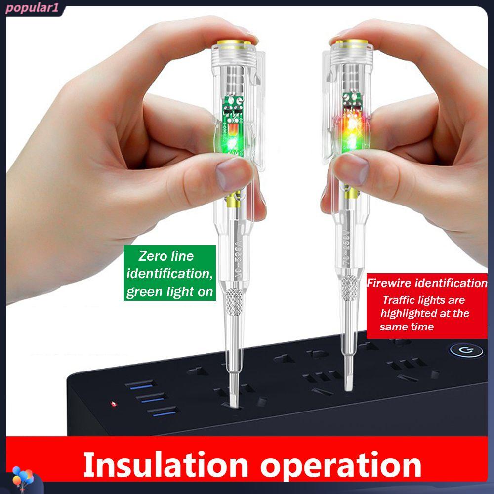 Popular Power Voltage Detector Pen On-off Test Obeng Listrik Indikator Alat Tukang Listrik Induksi Cerdas