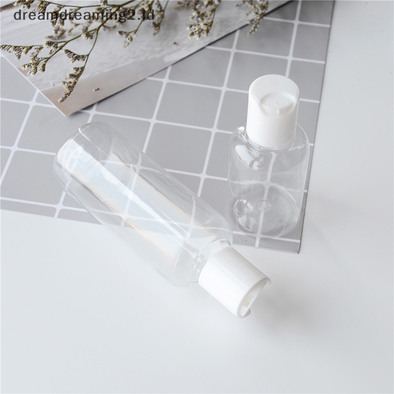 (drea) Travel Carry Botol Plastik Transparan Pressed Lotion Bottle Botol Kosmetik //