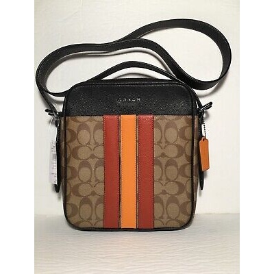 Coach CG471 Hudson Crossbody 21 With Varsity Stripe