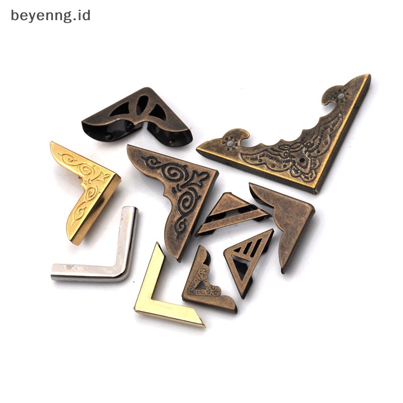 Beyen 12PCS Metal Book Corner Scrapbooking Pelindung Albums Folder File ID