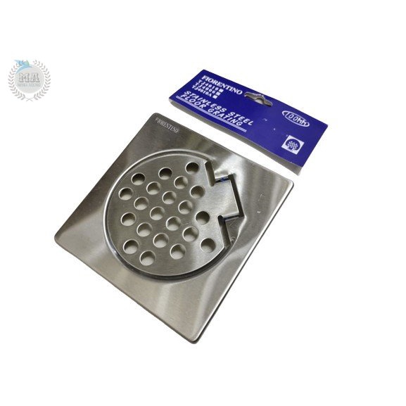 FIORENTINO TUTUP SARINGAN GOT KAMAR MANDI FLOOR DRAIN PLAT 4 INCH OLS SARINGAN MANGKUK STAINLESS / FLOOR DRAIN STRAINER