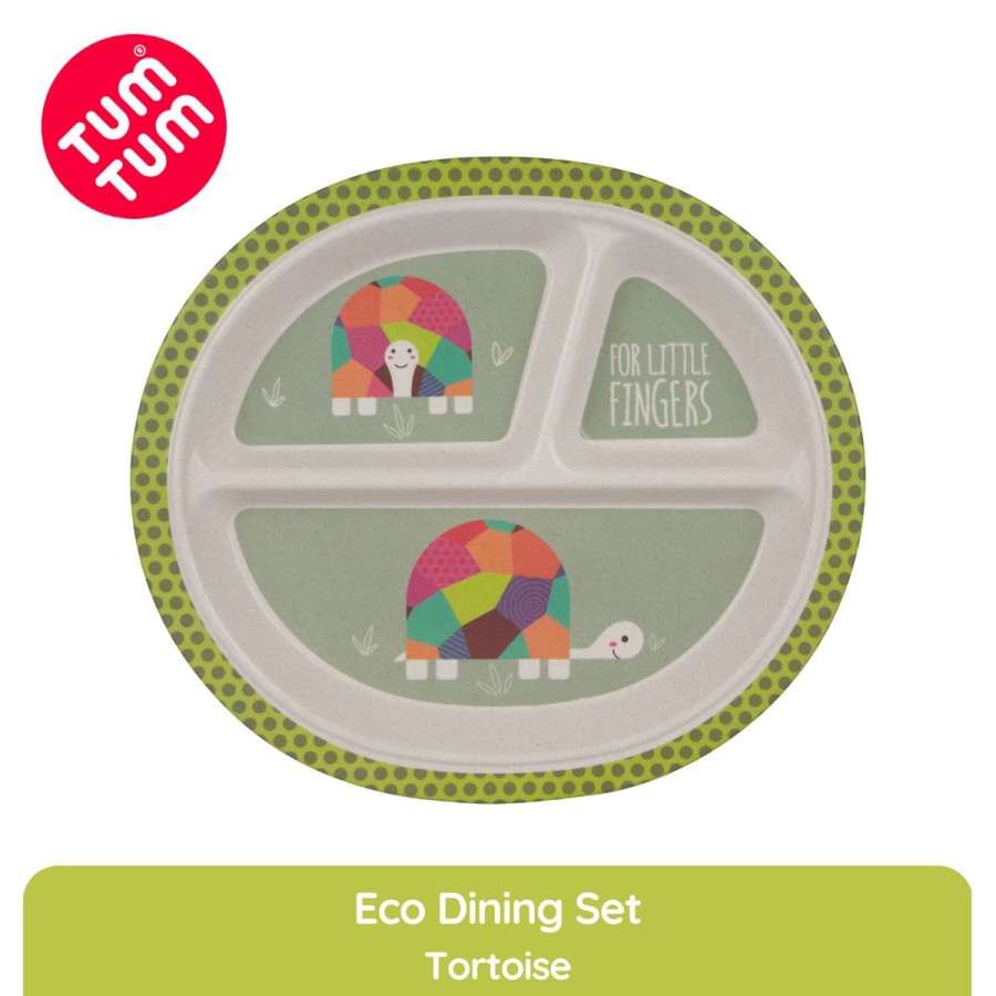 Tum Tum Eco Dining Set Tortoise | Peralatan Makan