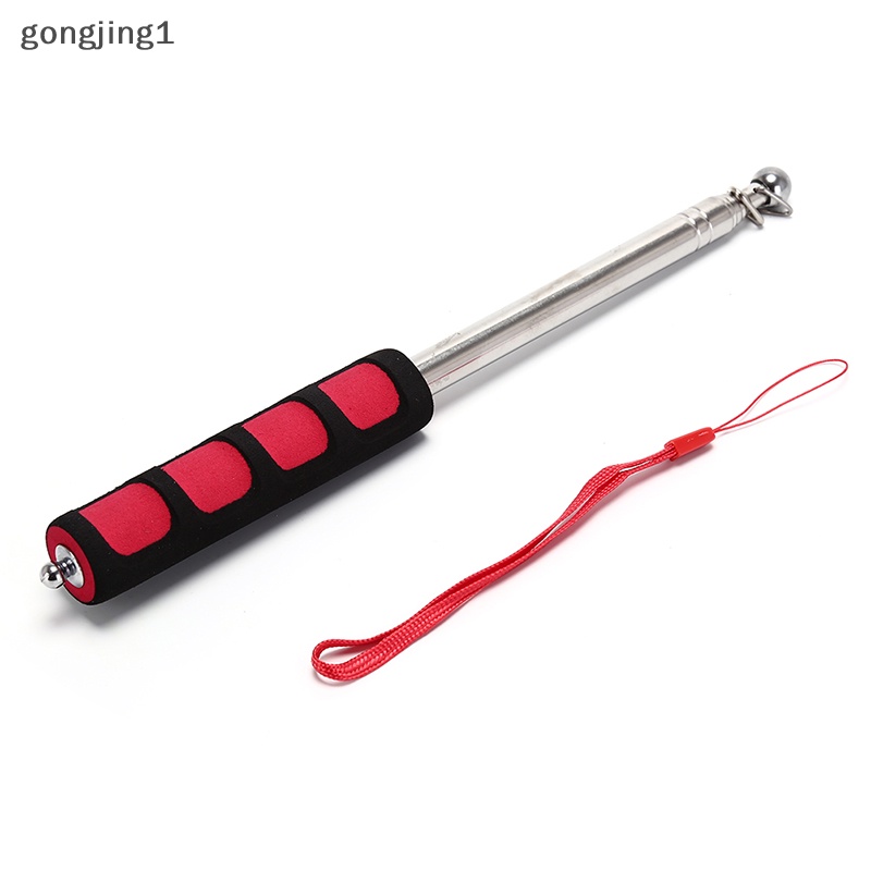 Ggg 1.2M Flag Pole Portable Telescopic Flag Handheld Pole Alat Untuk Bendera Kaos Kaki Angin ID