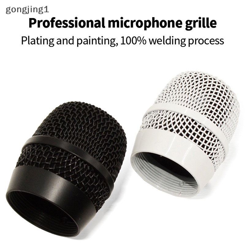 Ggg Kepala Panggangan Mikrofon Jaring Baja Pengganti Microphone Grille Replacement Head DIY Parts Aksesori ID