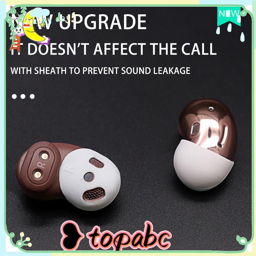 TOP Earbuds Silikon Cover Colorful Pelindung Lengan Warna Permen Ear pads Case Untuk Samsung Galaxy Buds Live