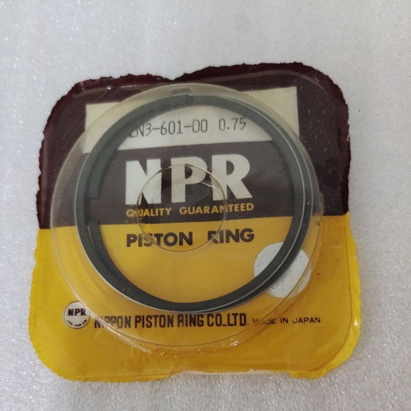 Piston Ring Oversize 0.75 Yamaha L2G ORIGINAL NPR ASLI Distributor Sparepart RPMsemarang
