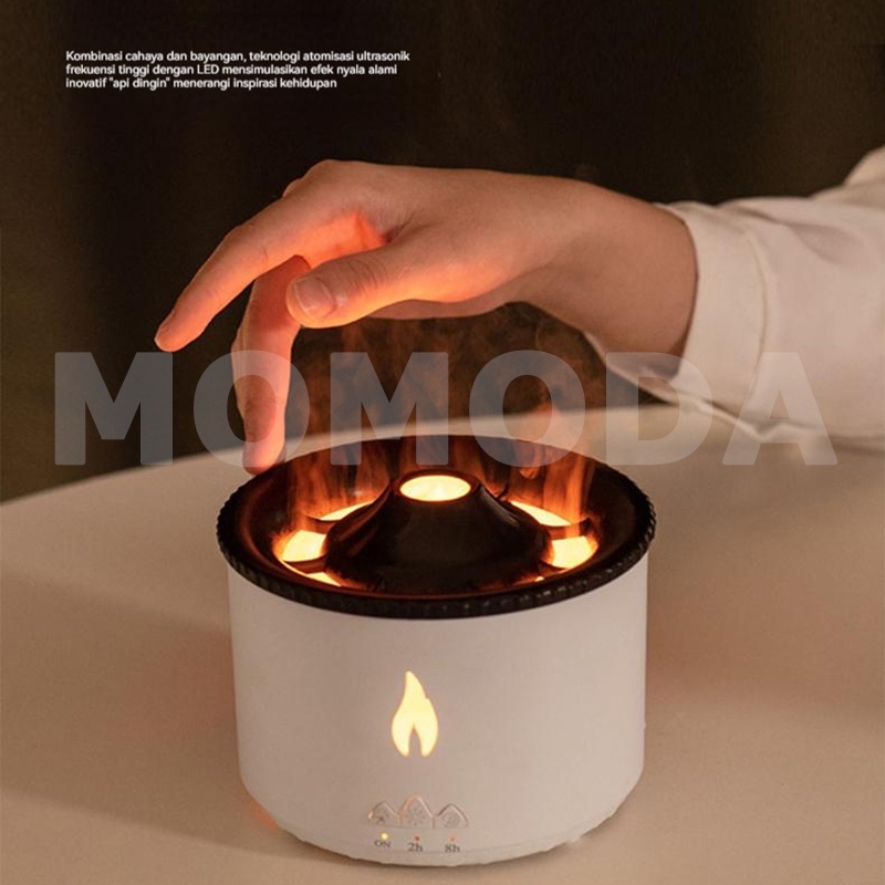 Humidifier Pelembab Udara Aromaterapi Ultrasonik Bentuk Ubur-Ubur Kapasitas 360ml Humidifier Diffuser USB Mini Air Purifier Aromatherapy Essential Oil Difuser