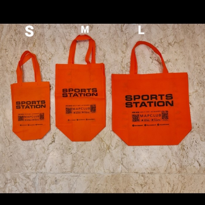 

[SC] SpunBond / ToteBag / Tas Bahan SPORTS STATION Authentic