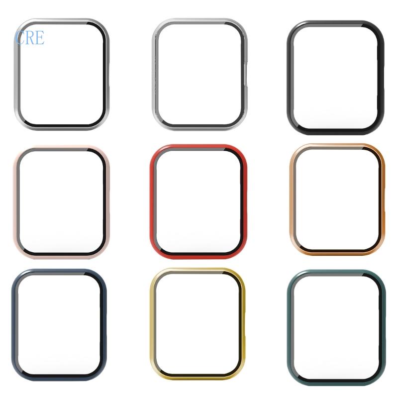 Cre Pelindung Layar Case Full Coverage PC Cover Pelindung Bisa Dicuci Bumper Kerang Kulit Untuk Redmi Watch3Aktif Smartwa