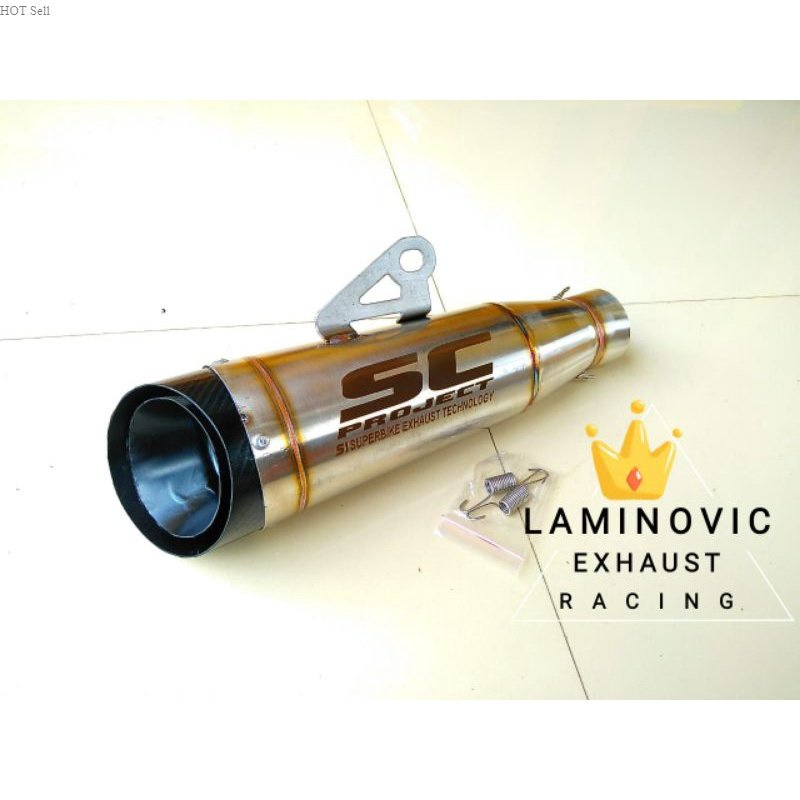 exhaust SC PROJECT S1 Silincer Only Inlet 50 mm terlaris