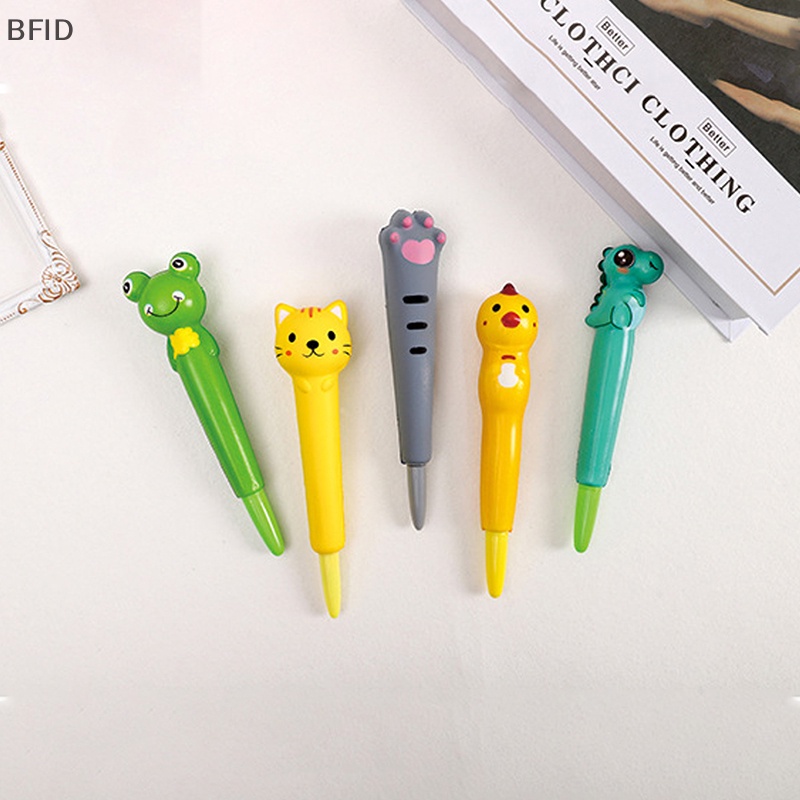 [BFID] Kartun Hewan Stress Relief Pinch Gel Pen Kreatif Alat Tulis Lembut Squeeze Busa Pena Lucu Perlengkapan Kantor Sekolah Hadiah [ID]