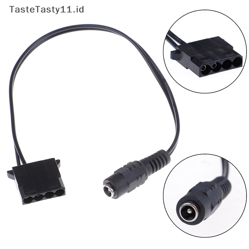 Kabel power supply wanita cewek kriptop 5.5x2.1mm stapelemale ke 4.5in molex female untuk power adapter .