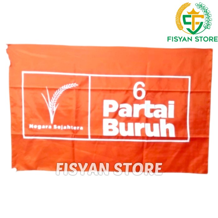 Bendera Partai Buruh 60 x 90 CM (100 PCS)