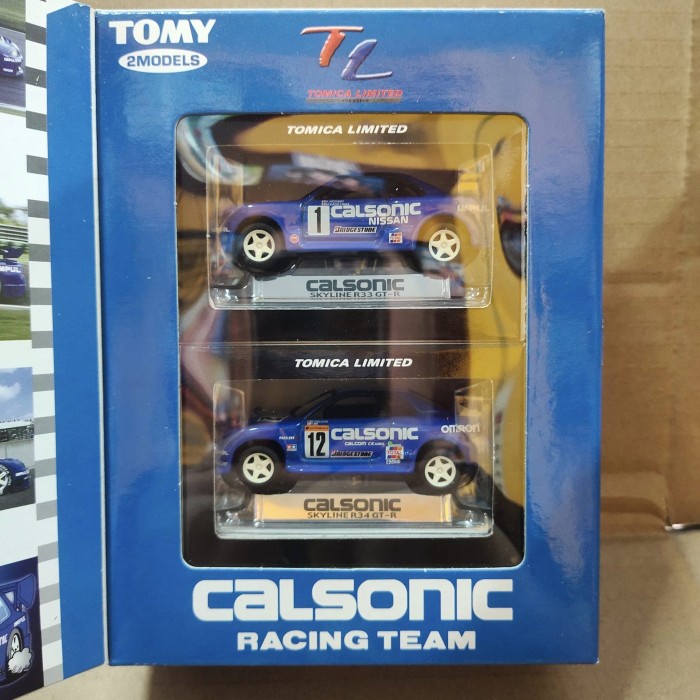 Tomica Limited Calsonic Racing Team Skyline R33 R34 NEW