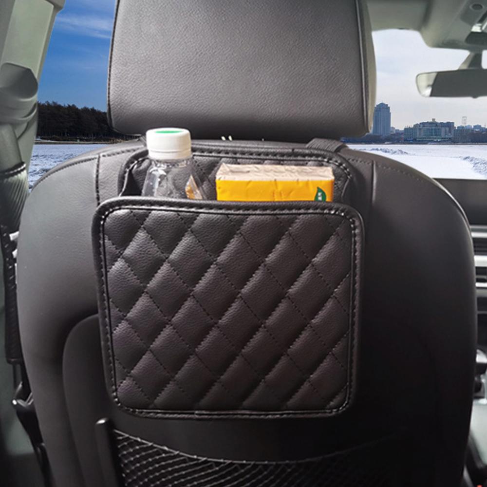 Openmall Car Back Seat Storage Box Car Storage Auto Untuk Ponsel Kantong Saku Pelindung Kursi Tas Gantung Anti Air T3X7