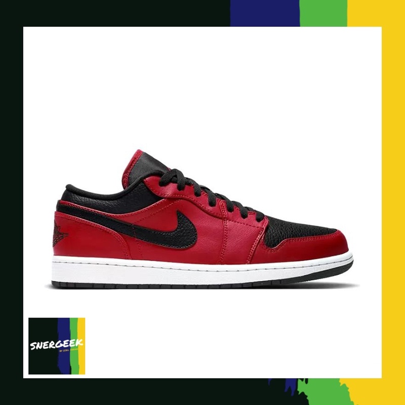 NIKE AIR JORDAN 1 LOW GYM MERAH/HITAM