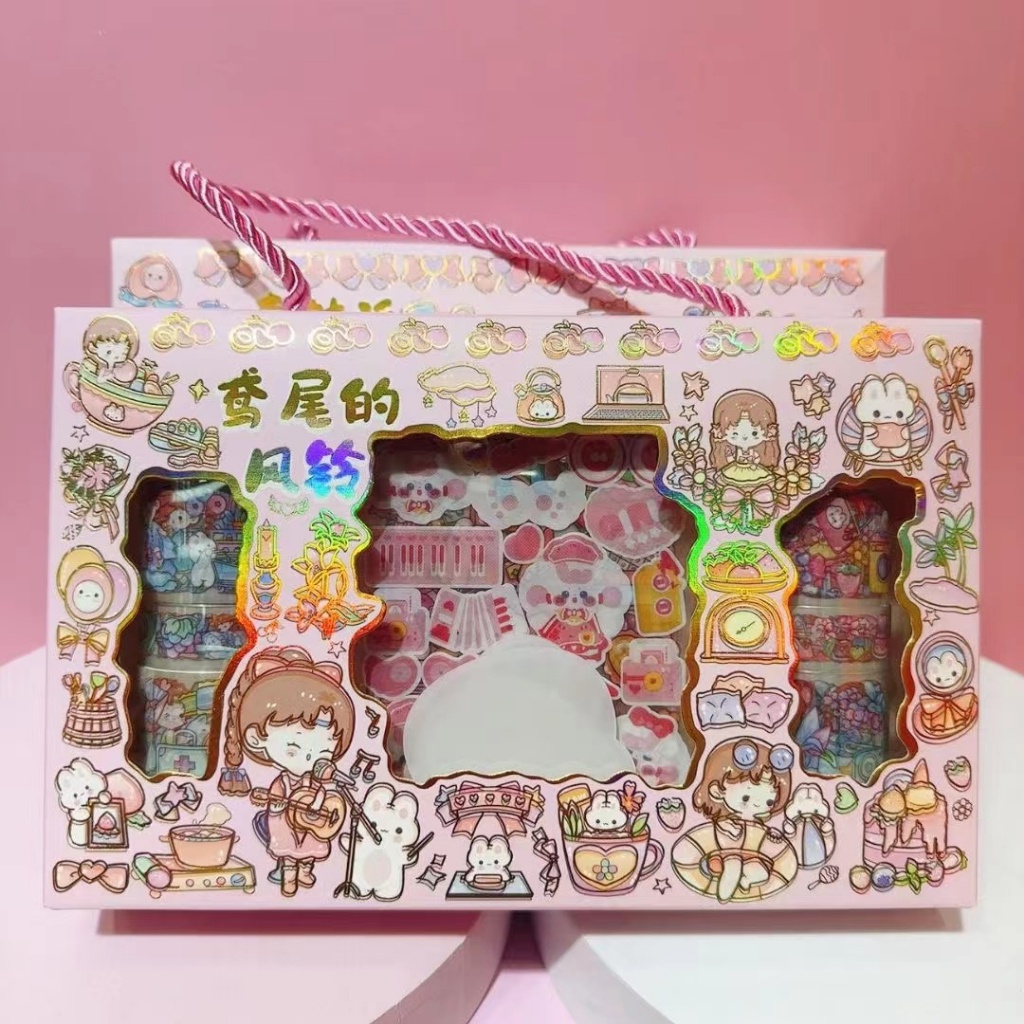

BOOK STIKER MOMO KOREA BESAR Scrapbook Buku Isi Banyak KL 170