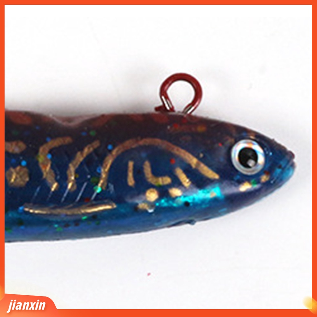 (In Stock) 28g 14cm Umpan Pancing Bercabang Ekor 3D Mata PVC Anti-Deformasi Umpan Palsu Untuk Memancing