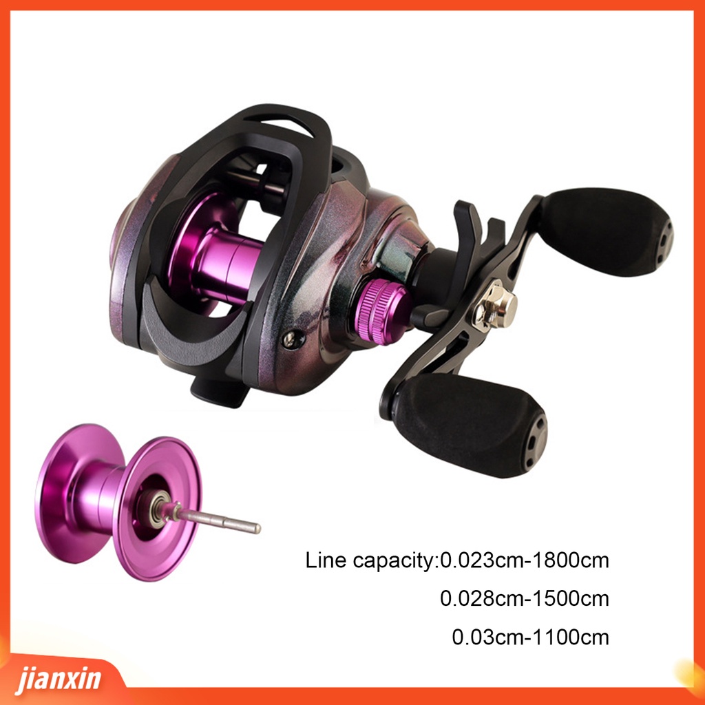 (In Stock) Baitcasting Reel ic Rem Rasio Kecepatan Tinggi Anti-bombing Fishing Alloy Pan-use Unloading Casting Reel Memancing Luar Ruangan