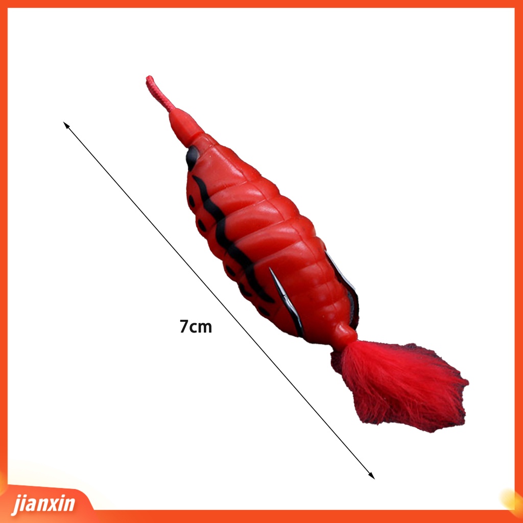 (In Stock) 7cm /15g Umpan Pancing 3D Fisheye Tajam Kait Ikan Palsu Buatan Soft Lure Fishing Tackle Untuk Outdoor