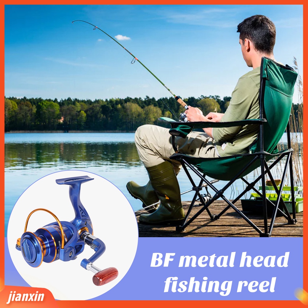 (In Stock) Spinning Reel Tahan Air Kekuatan Tinggi Kuat Dan Kokoh Tidak Melukai Kawat Anti Retak Alat Pancing Dipoles Operasi Sederhana Portable Sea Fishing Wheel Barang Pancing