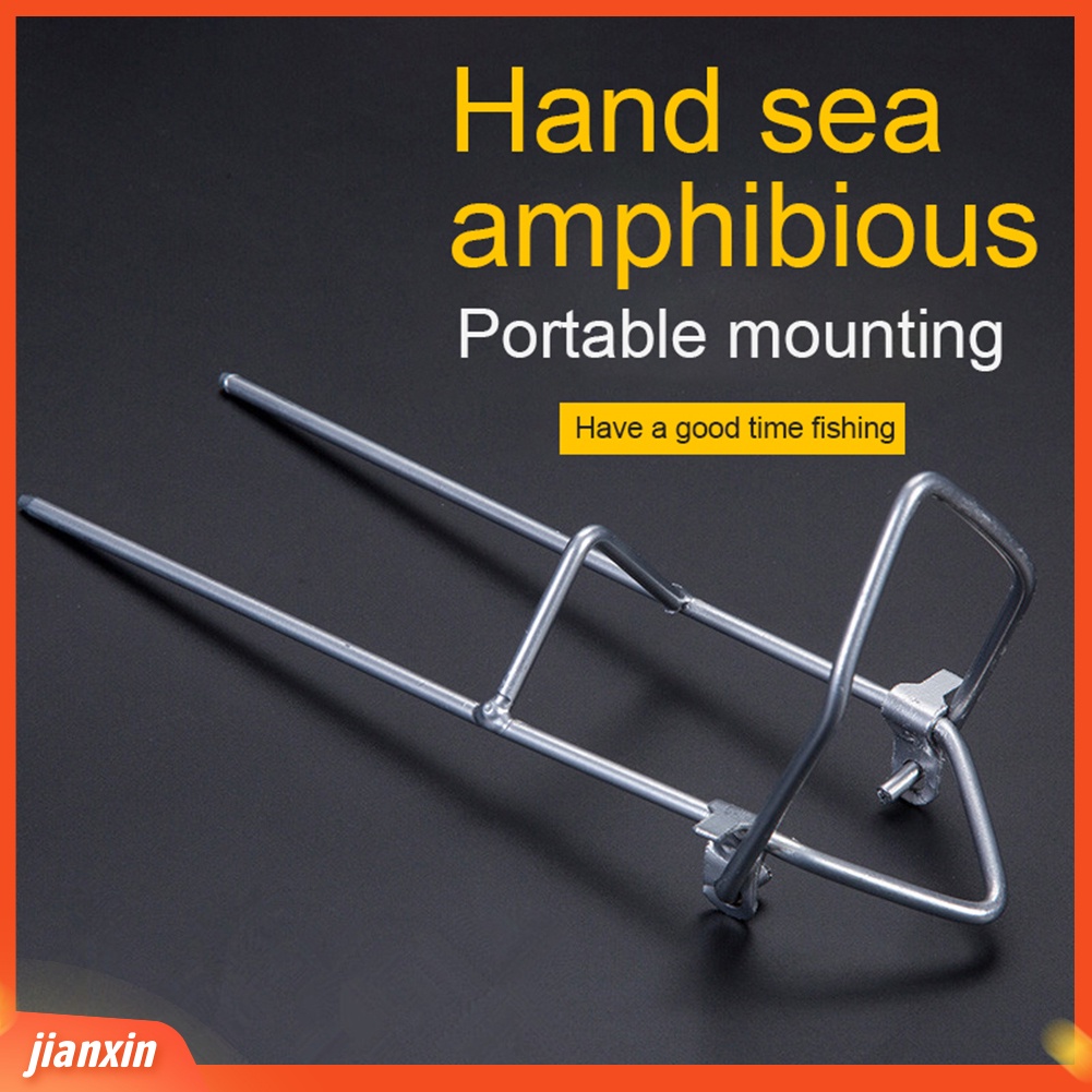 (In Stock) Stainless Steel Menebal Outdoor Fishing Rod Rest Holder Penyangga Stand Arde