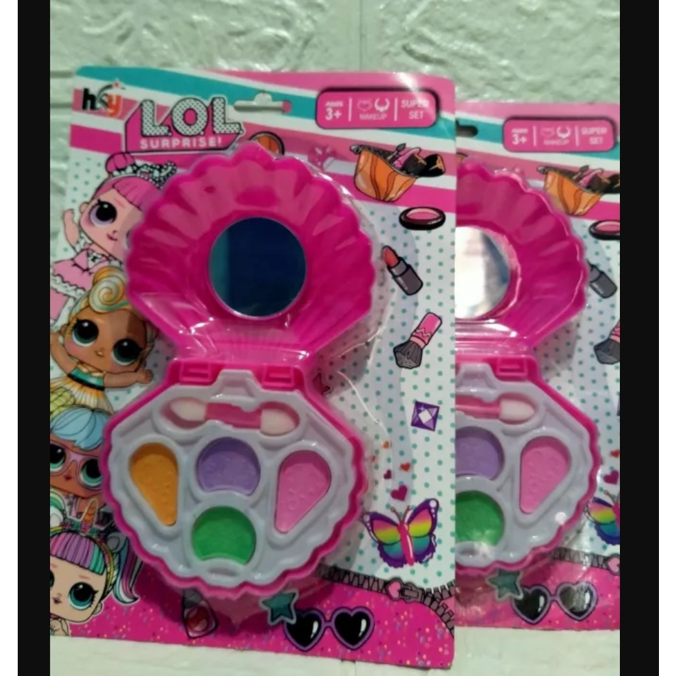 MAINAN ANAK PEREMPUAN MAKEUP KERANG LOL MAINAN MAKE UP KERANG MAKE UP DONAT DONUT SNI HD-118 NEW