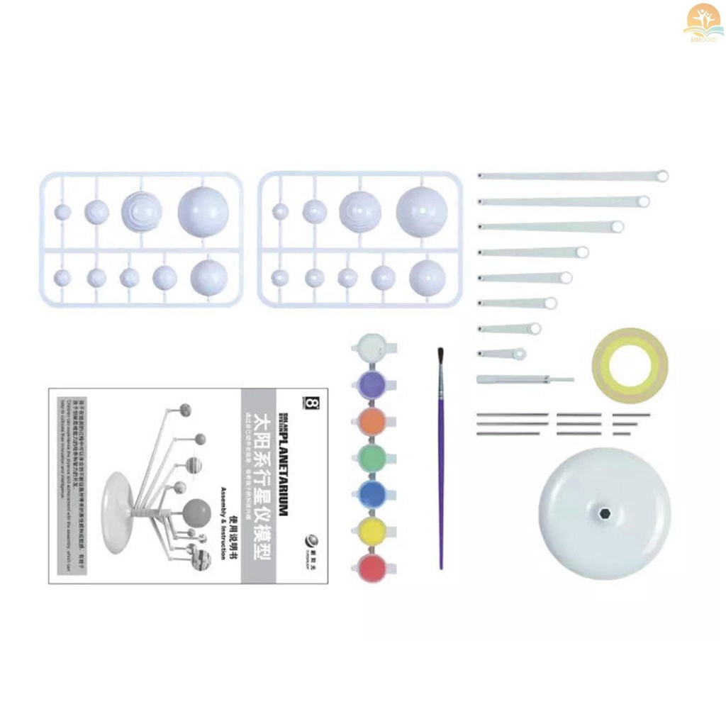 In Stock Solar System Planetarium DIY Science Astronomi Model Planet Glow In The Dark STEM Mainan Edukasi Untuk Anak &amp; Remaja
