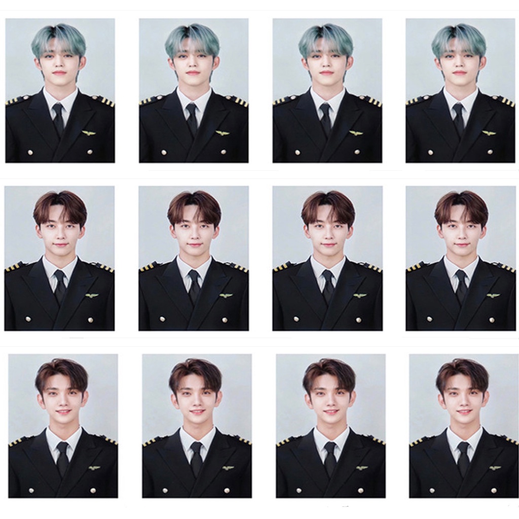 1pc SEVENTEEN Navy Setelan ID Card Lomo Photocard Kpop Postcards CARAT Collection