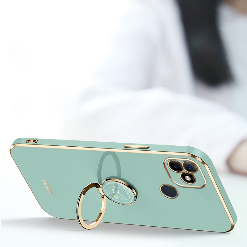 Gloden tree Phone Case Untuk Infinix Itel P36 Pro Vision1Plus Casing Original Dengan Lanyard Standand Jam