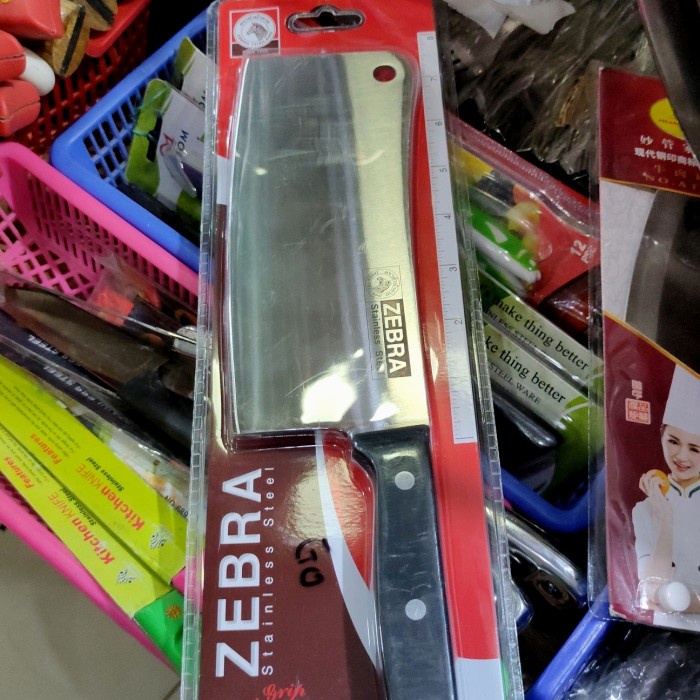 pisau zebra pisau daging super tajam pisau import