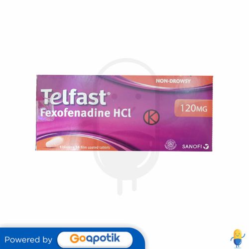 Telfast 120 Mg Box 10 Tablet