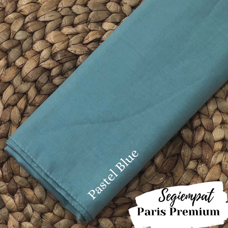 hijab segi empat paris premium warna pastel blue/segi empat paris premium warna pastel blue/paris pr