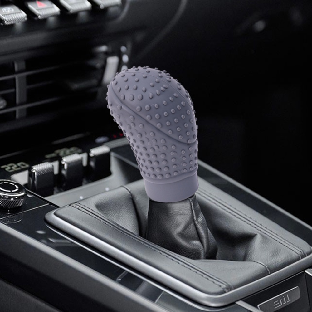 Mobil Gear Shift Knob Sleeve/Manual Automatic Rod Head Sleeve/Penutup Rem Tangan Silikon Lembut/Pelindung Rem Tangan Mobil/Aksesoris Styling Otomotif Universal