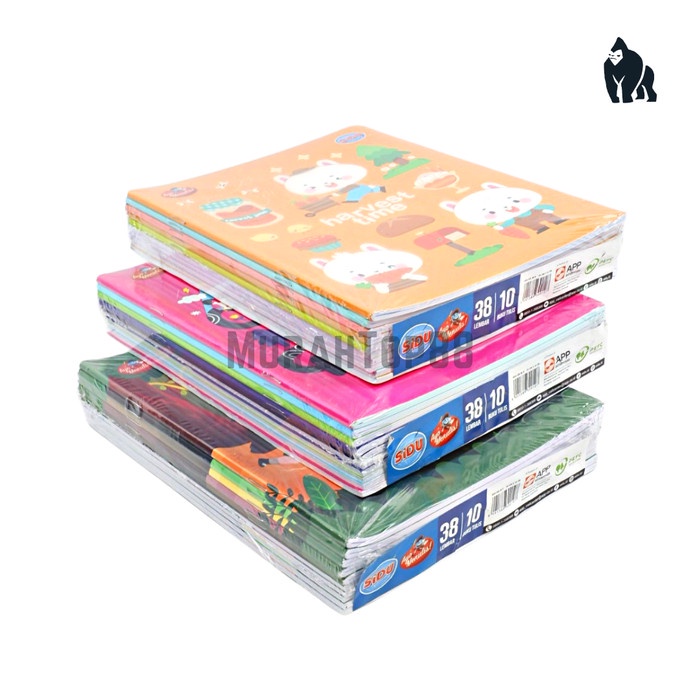 

Buku Tulis Sidu 38 Lembar / Buku Sekolah Anak PER PACK ISI 10 PCS