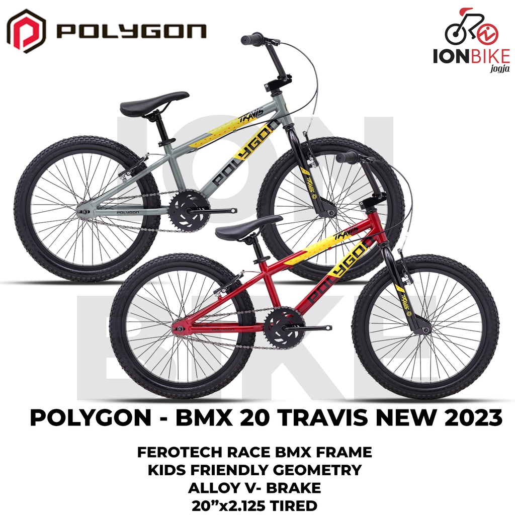 Sepeda BMX 20 Polygon Travis Terbaru CA 2023 Anak Kids Bike Inch SD SMP Terbaru Murah Awet