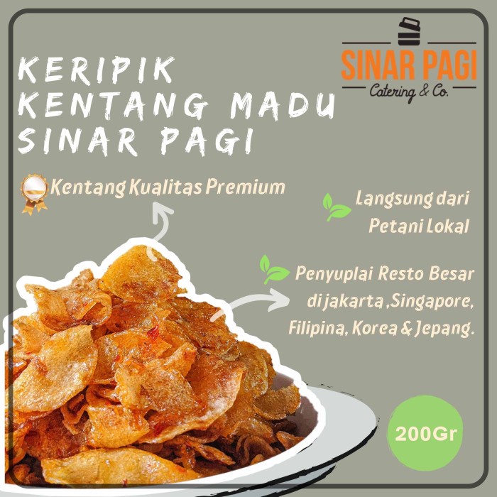 

✨Ready Stok✨ - Keripik Kentang Madu - Bubble Wrap