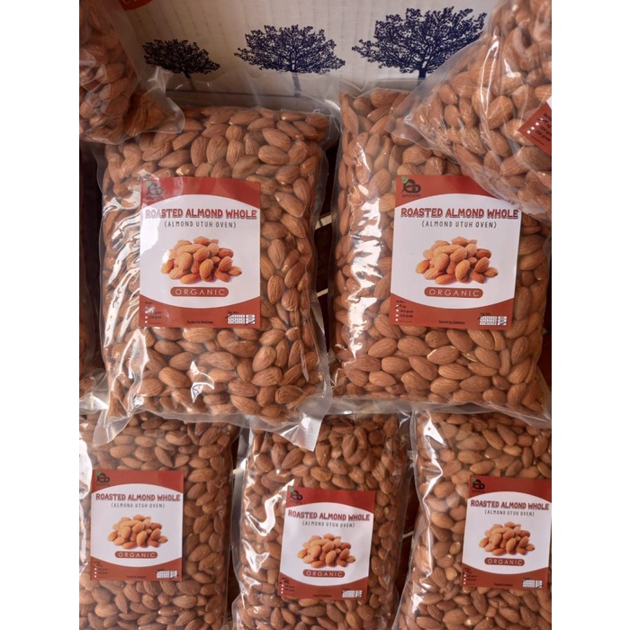 

✨Ready Stok✨ - 1 KG KACANG ALMOND PANGGANG KUPAS Natural Premium Blue Diamond /Varian - 500Gram