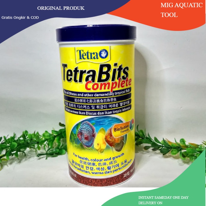 MAKANAN IKAN TETRA BITS COMPLETE 300 gr TETRA BIT